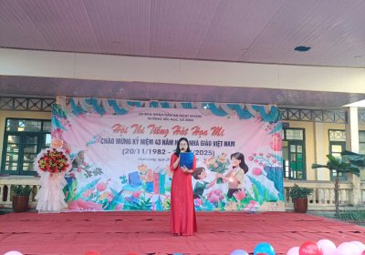 Hội thi “Tiếng hát họa mi” chào mừng 43 năm Ngày Nhà giáo Việt Nam